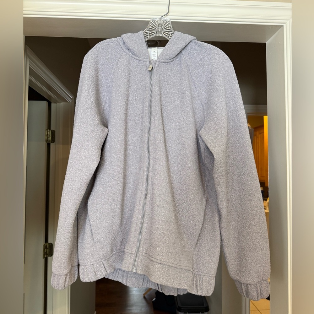 Lululemon zip jacket, light grayish purple, hardly worn